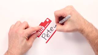 Make an LED Paper Name Tag