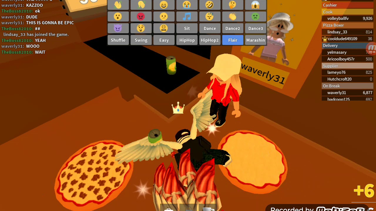 Work At A Pizza Place In Roblox Dance Party Youtube - roblox work at a pizza place dances