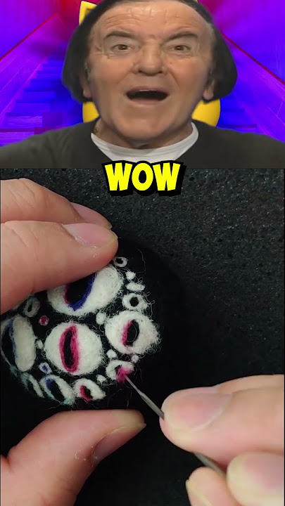DOORS EYES 👁️ BUT NEEDLE ART ASMR?!