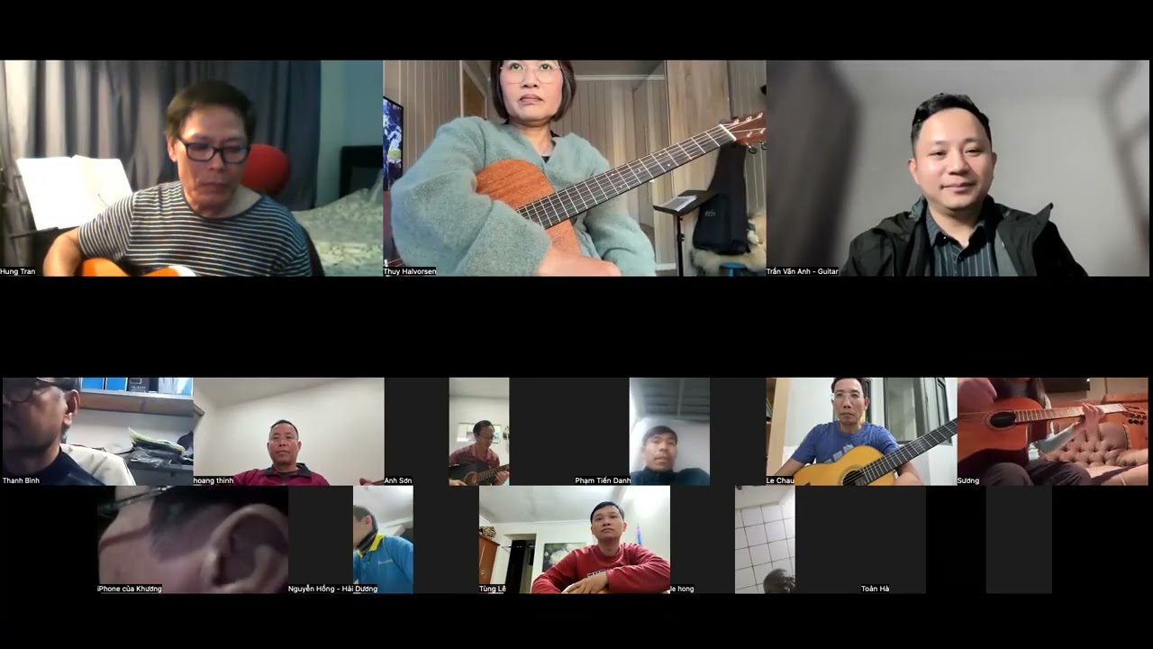 Biểu diễn Tổng kết sau 8 buổi học - Khoá học Tỉa nốt trên nền Karaoke - Trình độ 1 (Khoá 4) - GL4