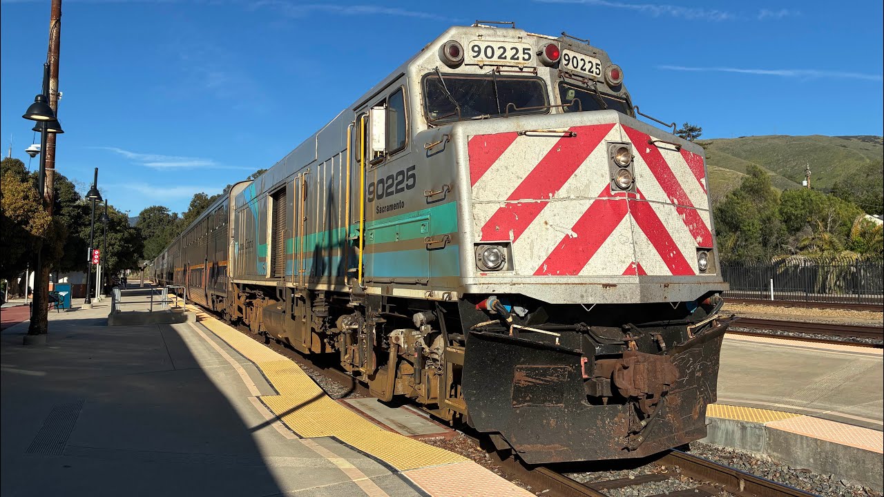 Railfaning San Luis Obispo - Feat. Amtrak 90225 - February 28th