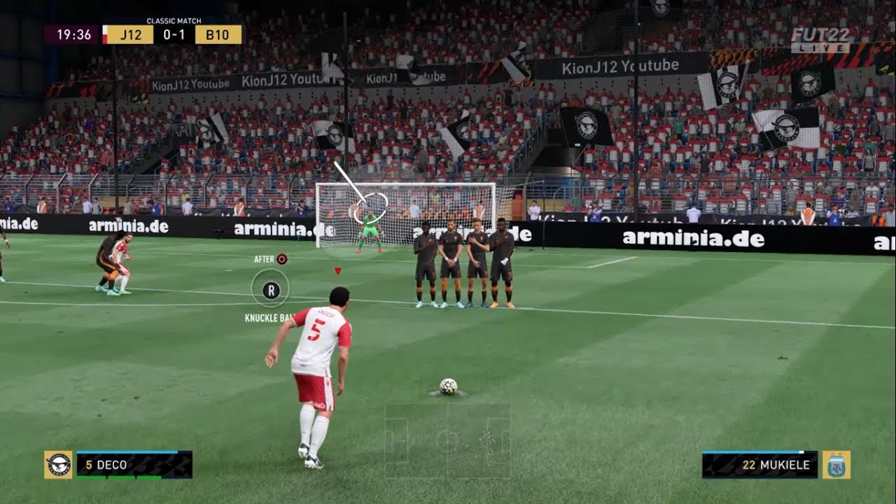 FIFA 22 Trivela FreeKick YouTube