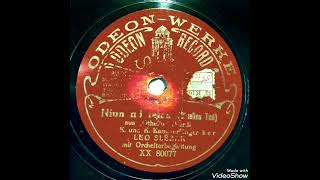 Niun Mi Tema Leo Slezak Mit Orchesterbegleitung