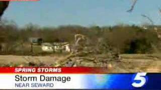 Storm Causes Damage Near Seward