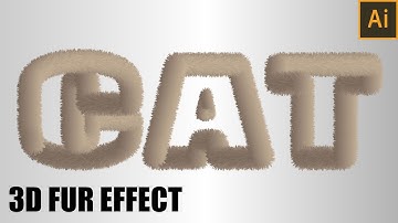 Create Realistic 3D fur text Effect