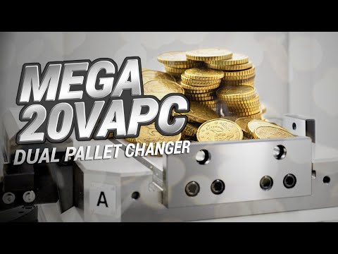 Non-stop production - MEGA 20VAPC with Automatic Pallet Changer | MICRO DYNAMICS
