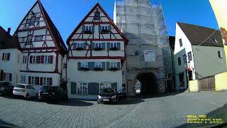 D Stadt Monheim. Landkreis Donau-Ries. Rundfahrt Durch Die Stadtmitte. August 2024