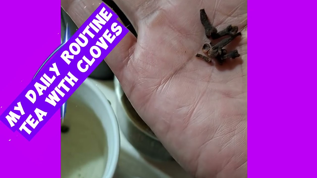 TEA WITH CLOVES FOR DRINK //ANGEL VIOLET VLOGZ