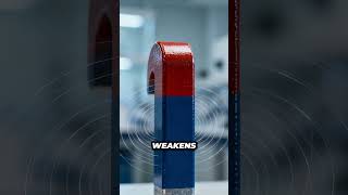 Why Heat Weakens Magnets 🧲🔥 || #sciencefacts #physics @brainarchive360