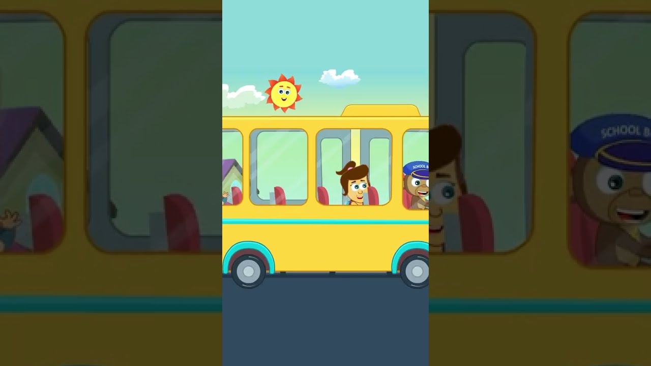 ⁣Rodas no ônibus | Canções para Crianças #shorts #hooplakidzbrasil #músicasinfantis #wheelsonthebus