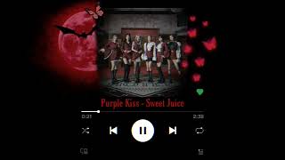 Purple Kiss - Sweet Juice ( instruments with backing vocals )
