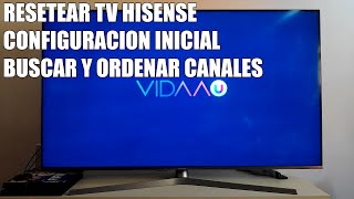 Resetear TV Hisense, Configuracion inicial, Buscar y Ordenar Canales TDT HD screenshot 5