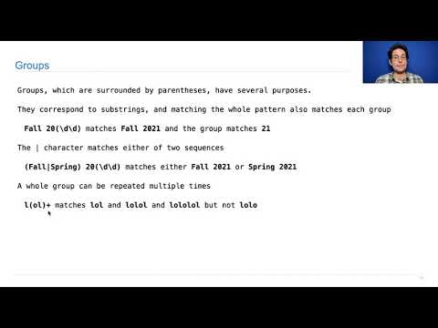 Regular Expressions