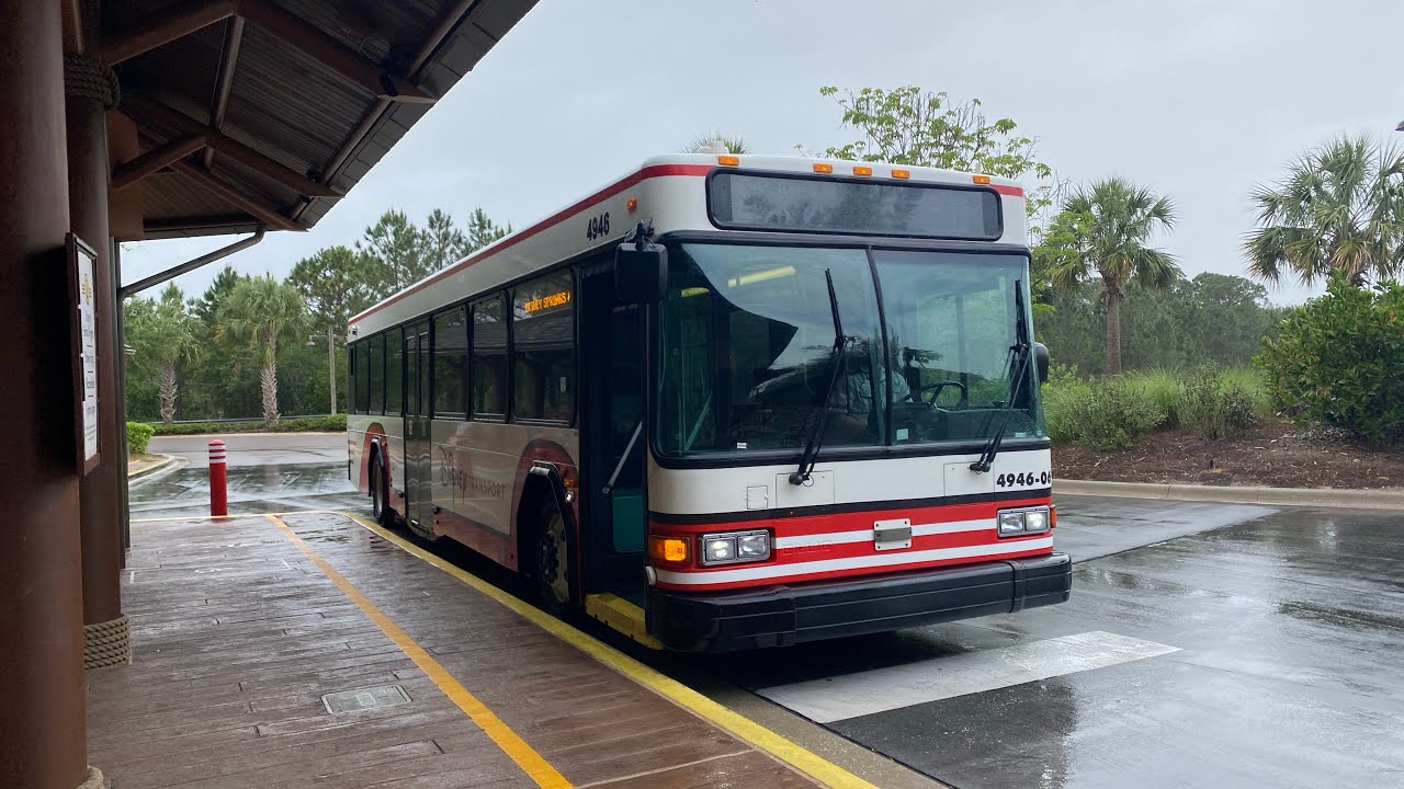 Roaring Voith & Kickdown? Disney Transport Gillig Low-Floor (4946-06) Ride To Animal Kingdom Lodges