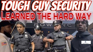 Security Goes Hands On, Gets Snuffed & Calls The Cops (ARROW SECURITY)