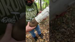 Geocache, our first gadget cache.
