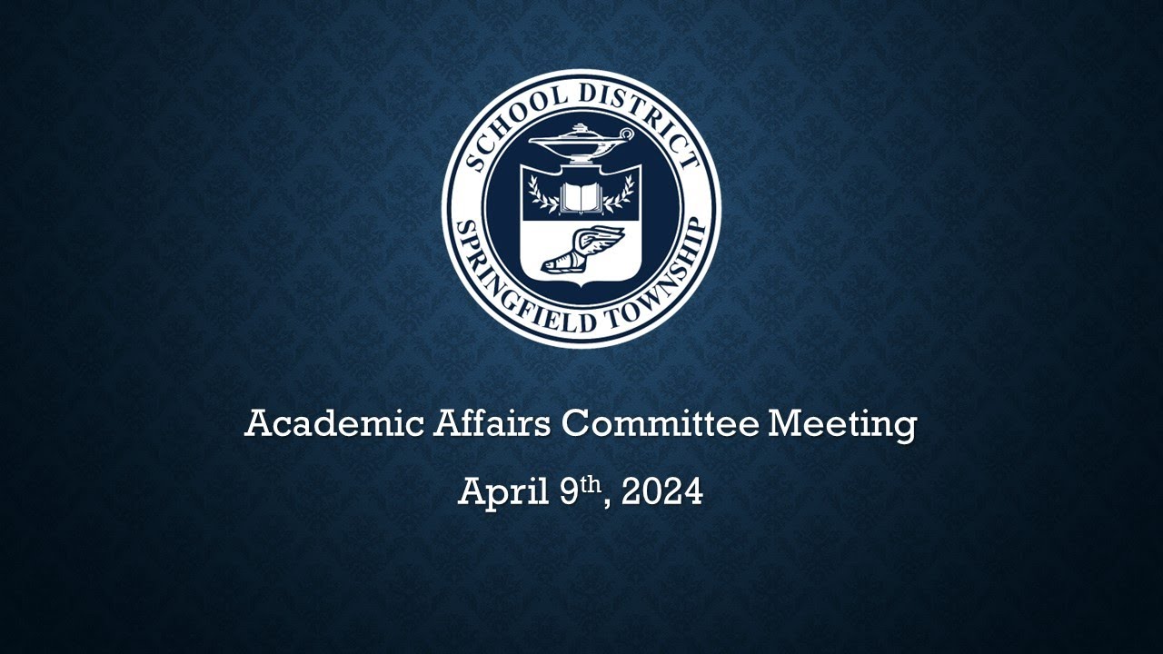 Sdst SDST Academic Affairs Committee Meeting April 9, 2024 - YouTube