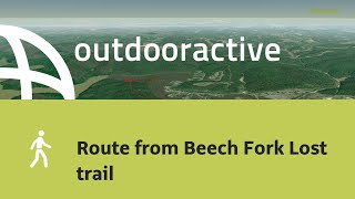 Route from Beech Fork Lost trail