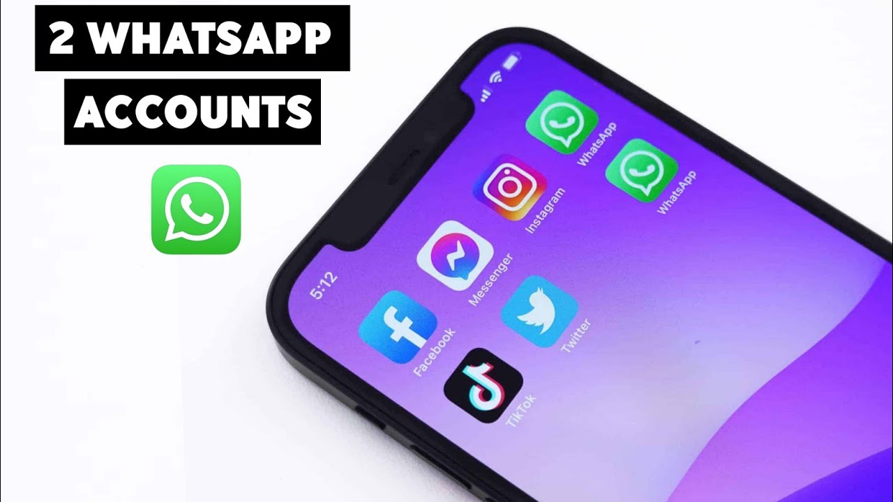 how-to-use-two-whatsapp-account-on-one-phone-youtube