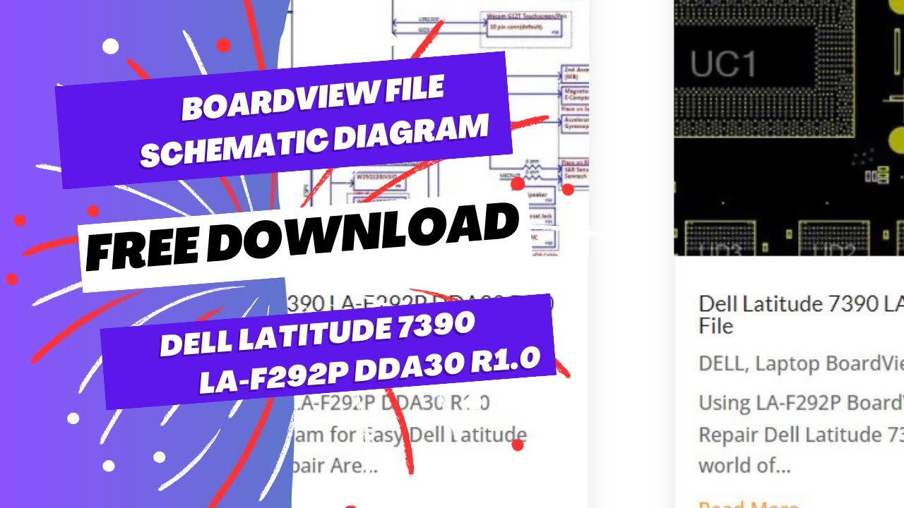 Dell Latitude 7390 LA-F292P DDA30 R1 0 Schematic Diagram and BoardView ...