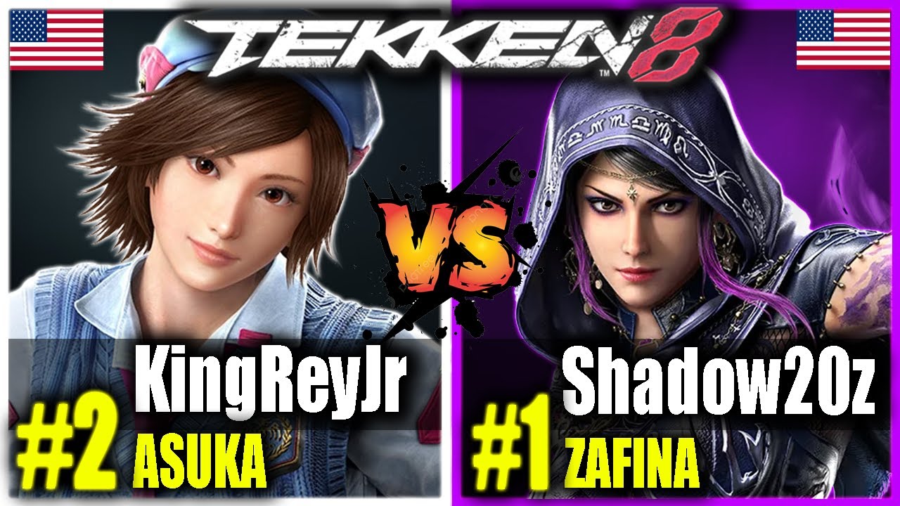 Tekken 8 - KingReyJr (#2 ASUKA) vs Shadow20z (#1 ZAFINA) - Tekken 8 ...
