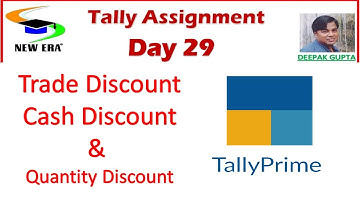 Tally Prime Assignment Day 29 By Deepak Gupta