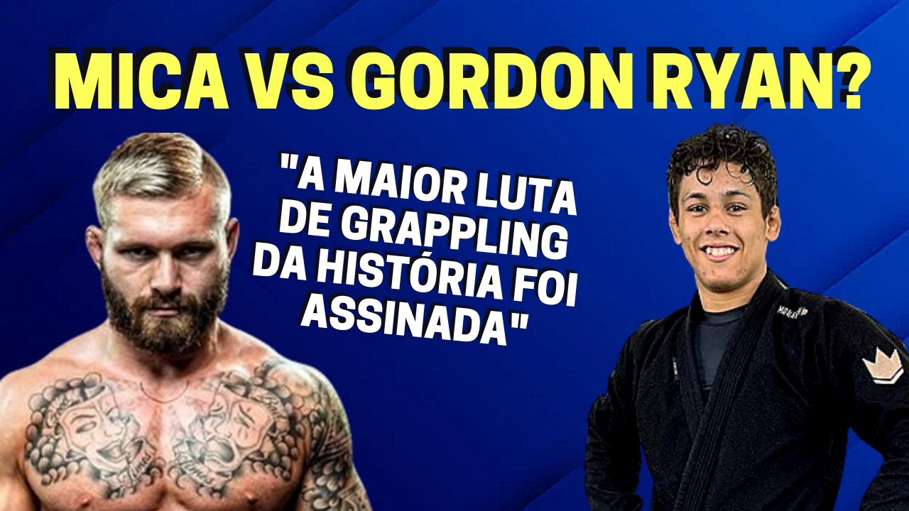 GORDON ANUNCIA A MAIOR LUTA DE GRAPPLING DA HISTÓRIA - YouTube