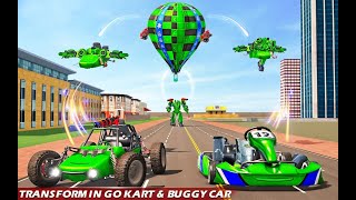 Go Car Robot Game || Robot Kart Racing Game screenshot 3