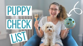 PUPPY SUPPLIES CHECKLIST | Everything You Need for Your Maltipoo Puppy