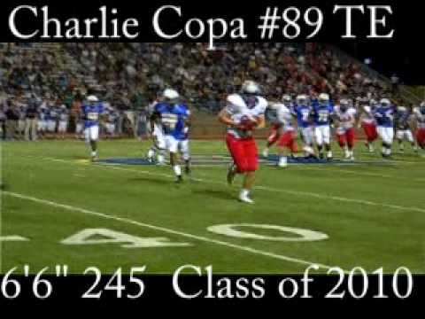 Tight End Charlie Copa, Westlake High school Austin, Texas Class of 2010