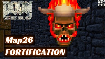 Doom Zero (100%) Walkthrough (Map26: Fortification)