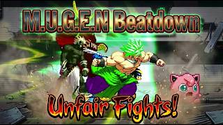 M.U.G.E.N Beatdown | Unfair Fights #4 [IKEMEN GO/Mugen]