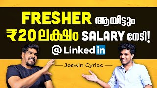 How to Get Placed at Linkedin | Success Story of Jeswin Cyriac