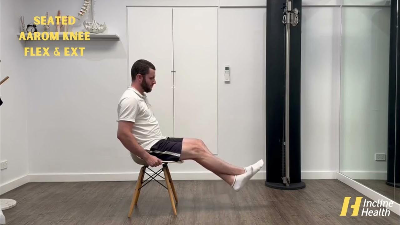 Physiotherapy Online Program Knee Rehabilitation Protocol Seated