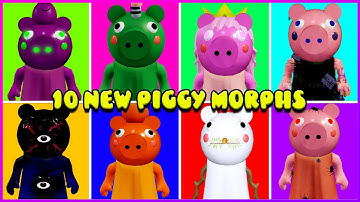 Find The Piggy Morphs - How To Get 10 NEW PIGGY MORPHS - UPDATE
