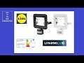Luminaire extrieur led livarno lux 24w lslb 24 a1 unboxing lidl 24w ip44