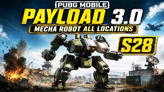 Mecha Robots: ALL Secret Locations Revealed! 🤖 | PUBG MOBILE Payload 3.0 | S28