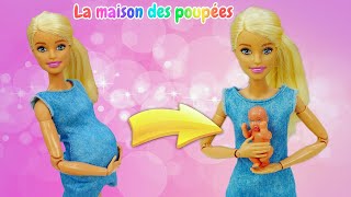 Barbie a mis au monde un garçon! Vidéo avec poupées pour filles.