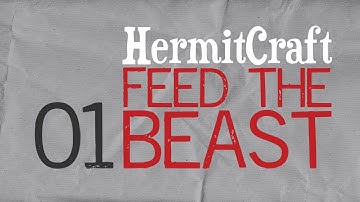 HermitCraft Feed The Beast: Episode 1 - Wisp Dungeon