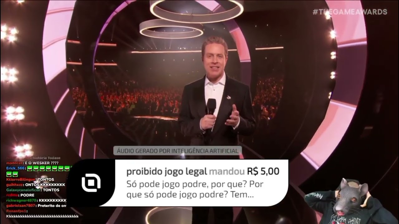 LUANGAMEPLAY REAGINDO AO THE GAME AWARDS