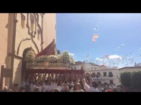 Virgen del Martirio 2015, Ugíjar - Salida de la Iglesia