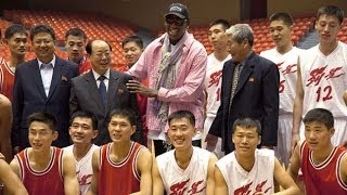 North Korea: Dennis Rodman oversees basketball tryout