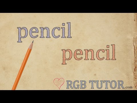 How to Turn Text into Pencil Sketch Effect in Photoshop