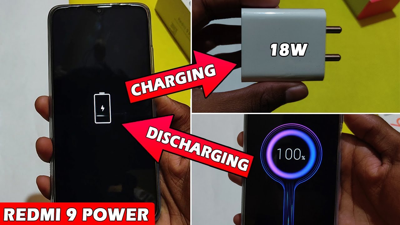 Redmi 9 Power 0% To 100% To 0% Battery Charging and Battery Drain Test | Redmi 9 Power Battery Test