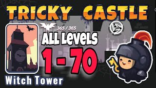 Tricky Castle Witch Tower ALL Levels and ALL Bats 1 - 70 screenshot 3