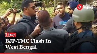 BJP vs TMC LIVE: Verbal Spat Between BJP Candidate Arjun Singh and TMC Worker in North 24 Parganas