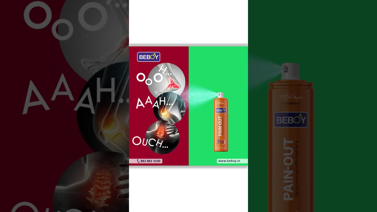 PAIN OUT SPRAY | 100% Natural | No More Pain