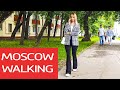 Marshal Zhukov Avenue. Summer in Moscow. Moscow street walk 2022. Moscow street scenes.