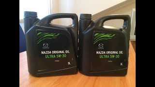 Масло Mazda Original Oil 5W30 отличия оригинала и подделки Масло Mazda Original Oil 5W30 отличия оригинала и подделки