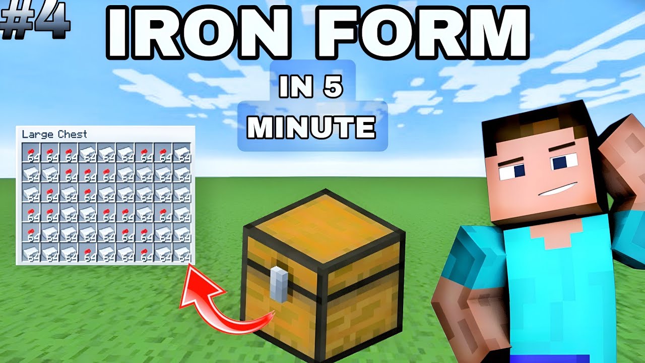 Unlimited Iron Farm 😱🔥 | Minecraft Survival Series #4 